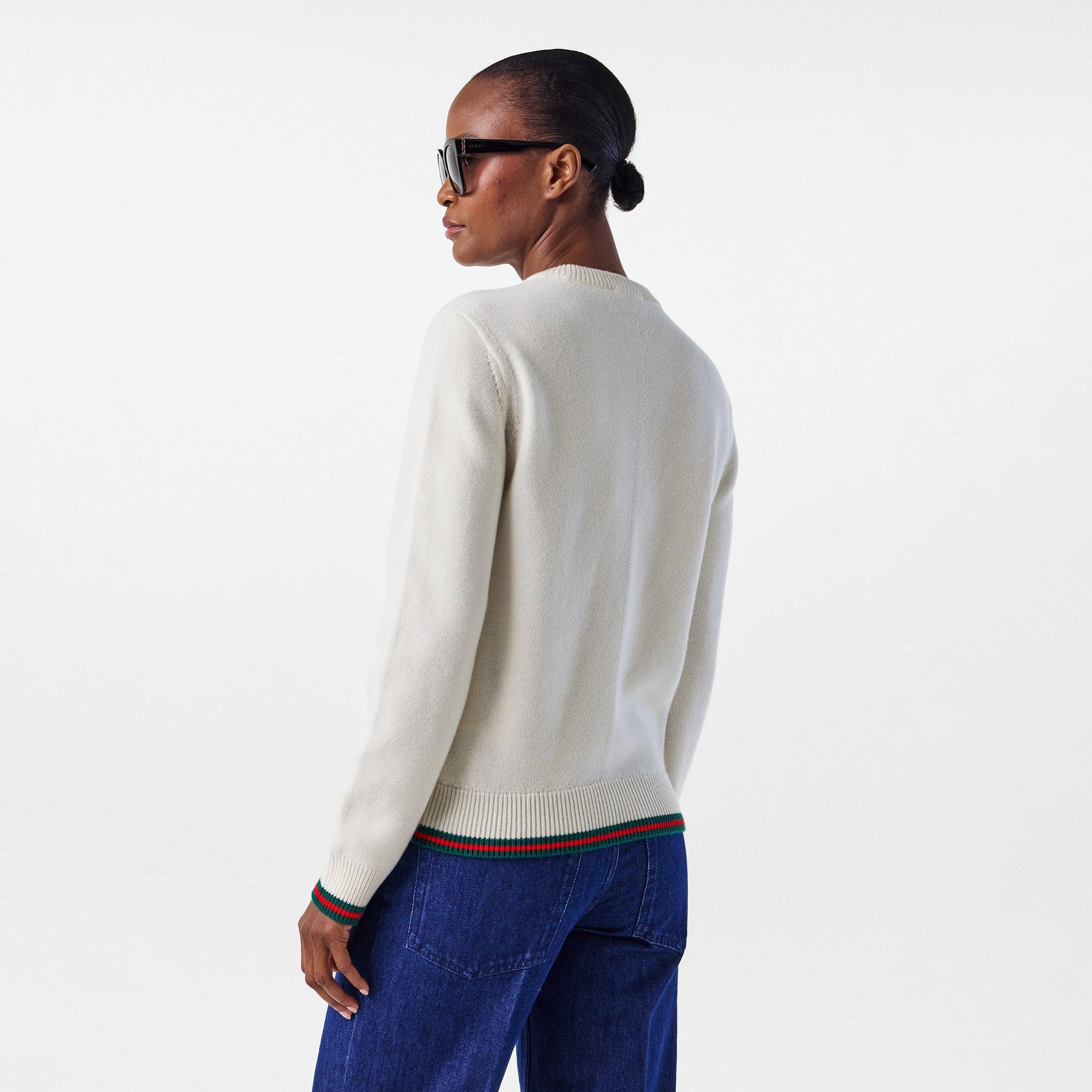 Wool & Cashmere Jumper With Web