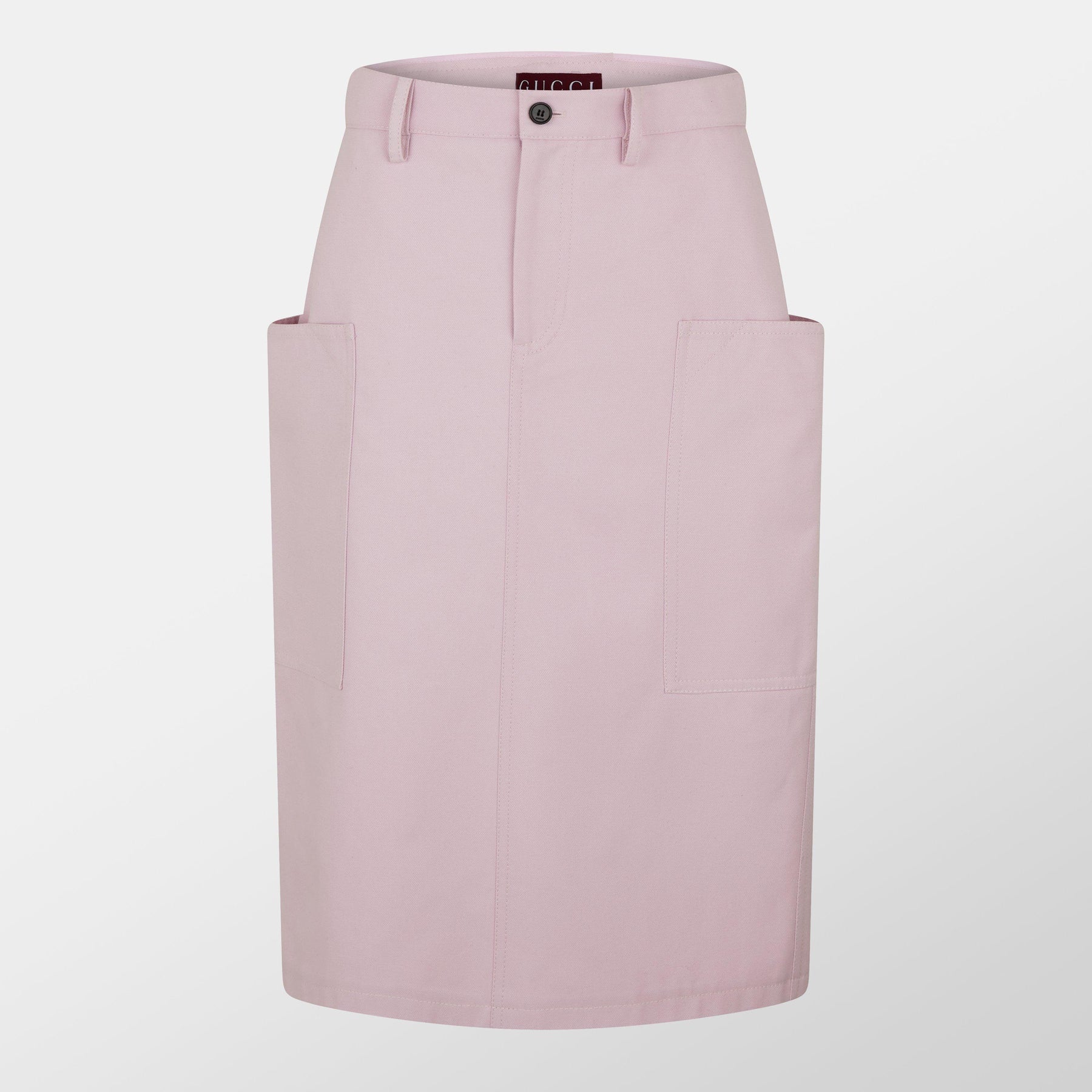 Canvas Midi Skirt