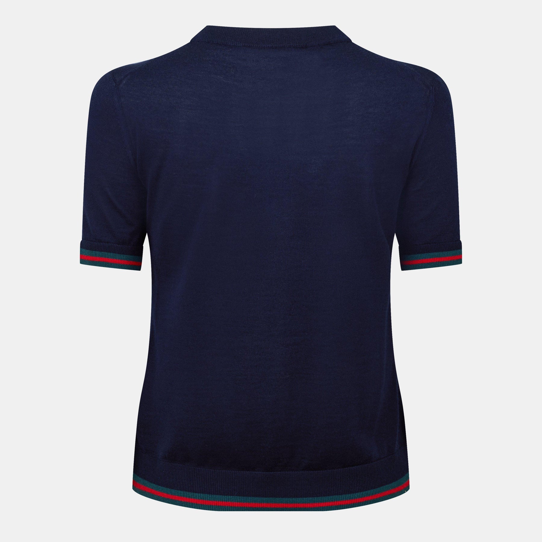 Crew Neck Knitted Wool Jumper