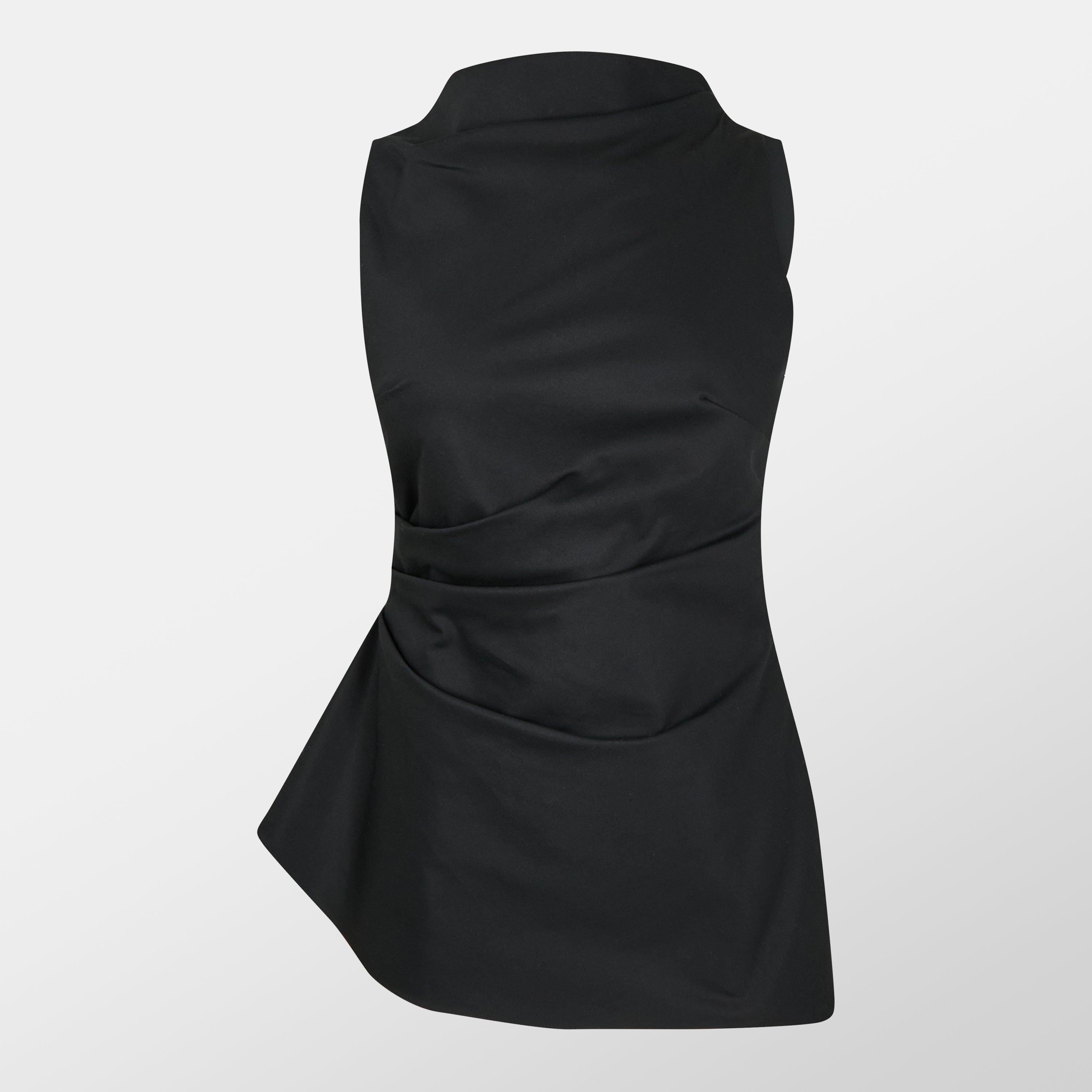 Cotton Peplum Top
