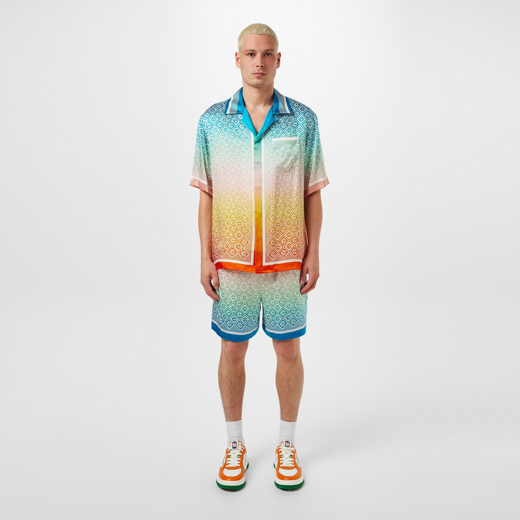 Short Sleeved Silk Shirt