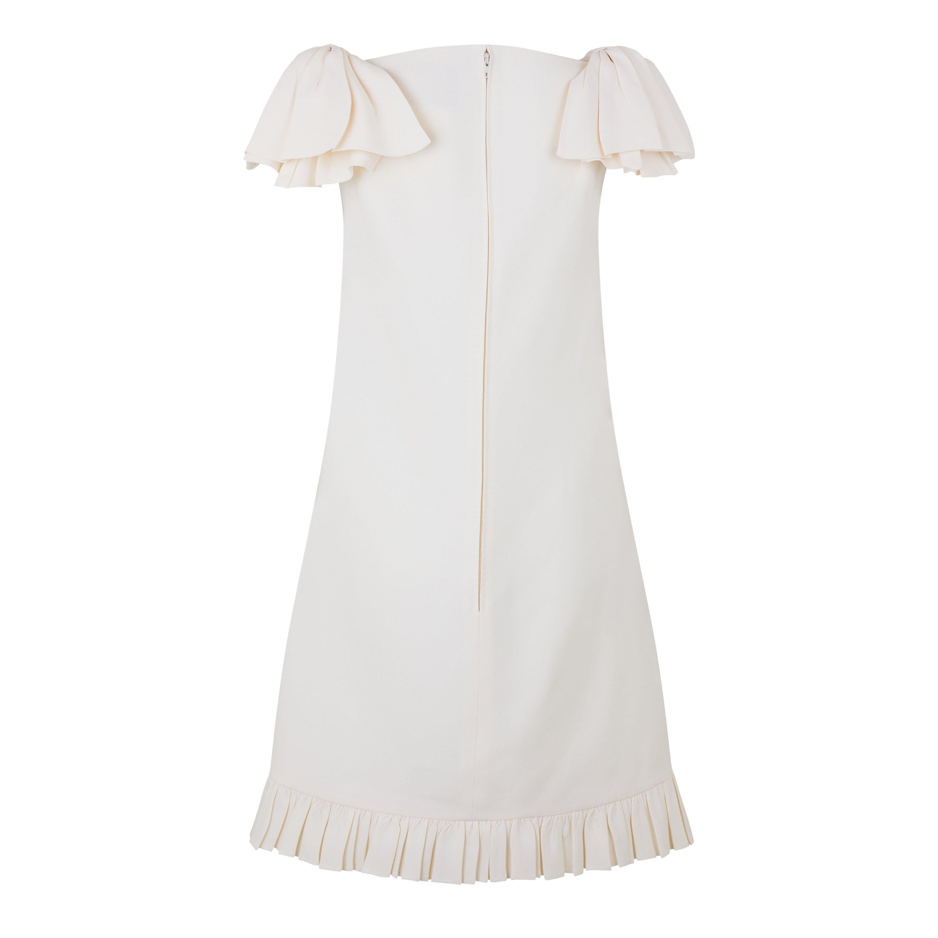 Val Bow Shoulder Shift Dress