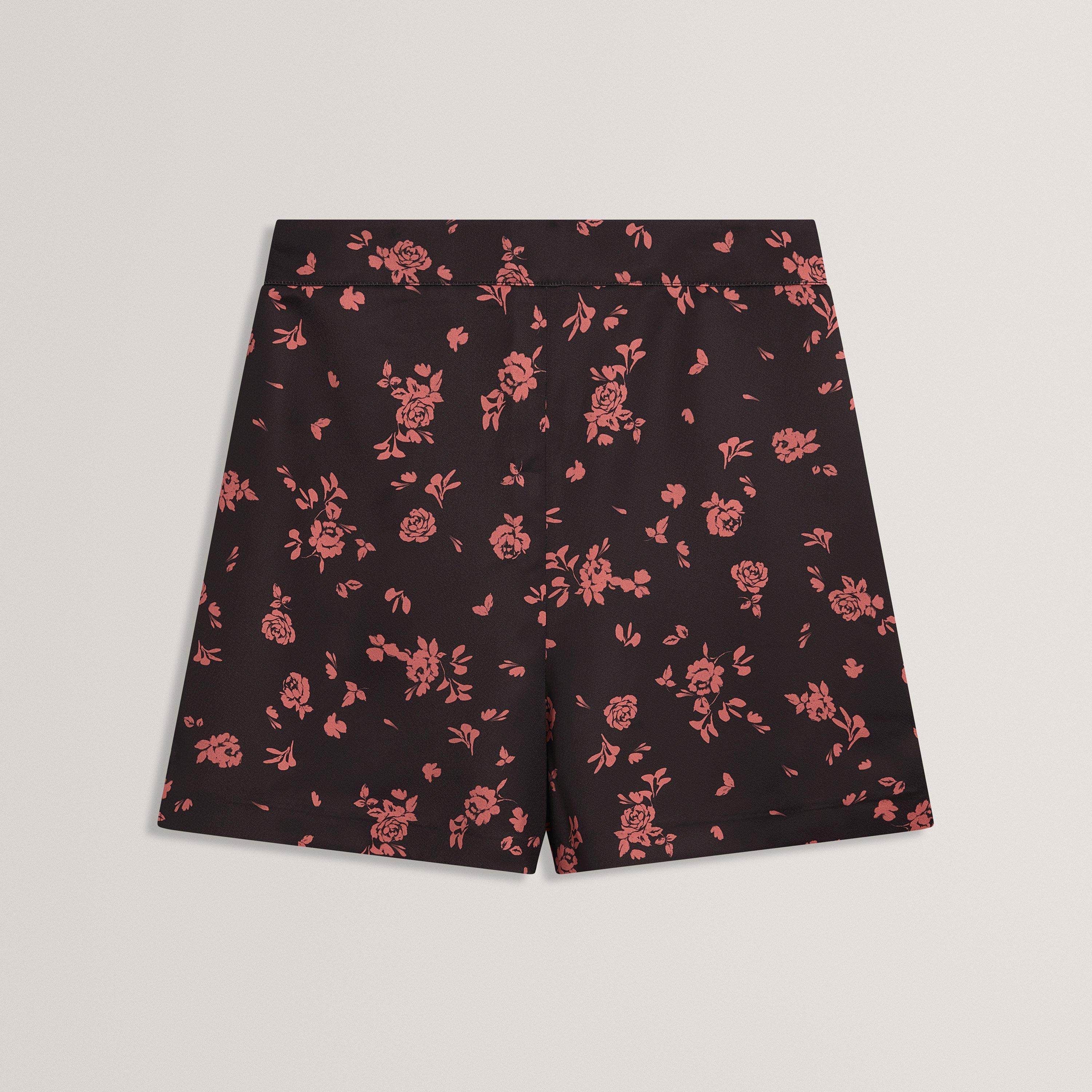 Ted Satin Printed Short