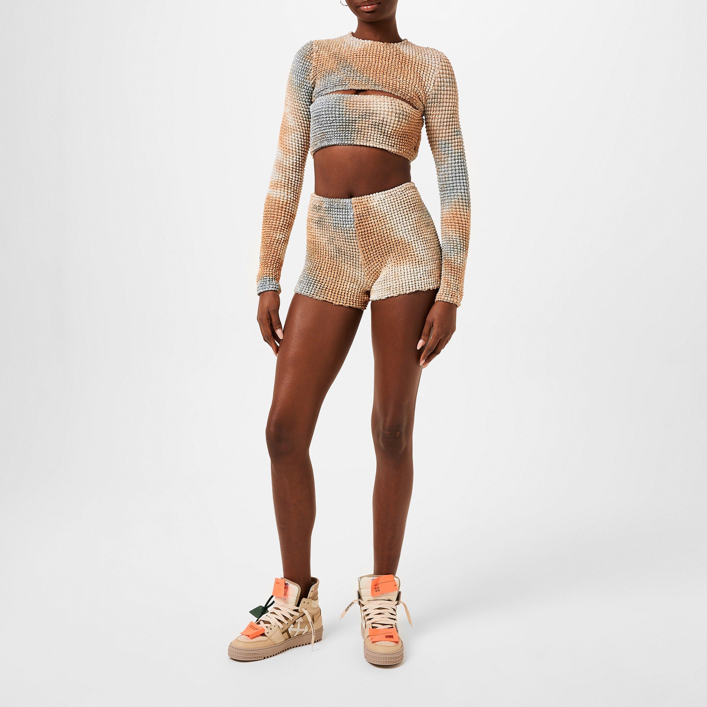 Tie Dye Double Crop Top, Tie-Dye Design