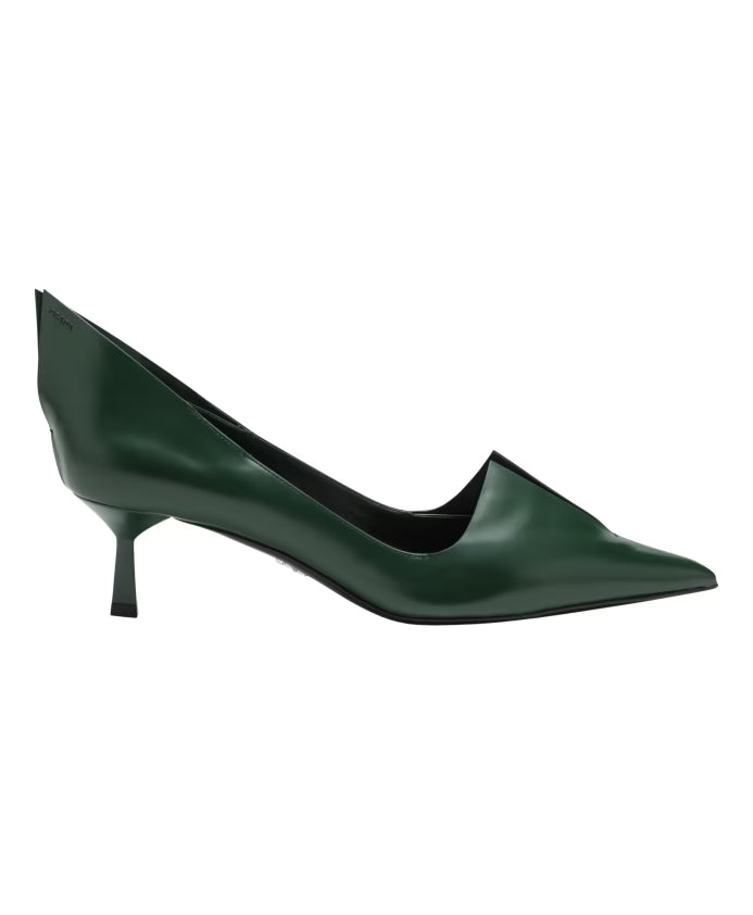 Prada Elegant Mid-Heel Decollete Shoes