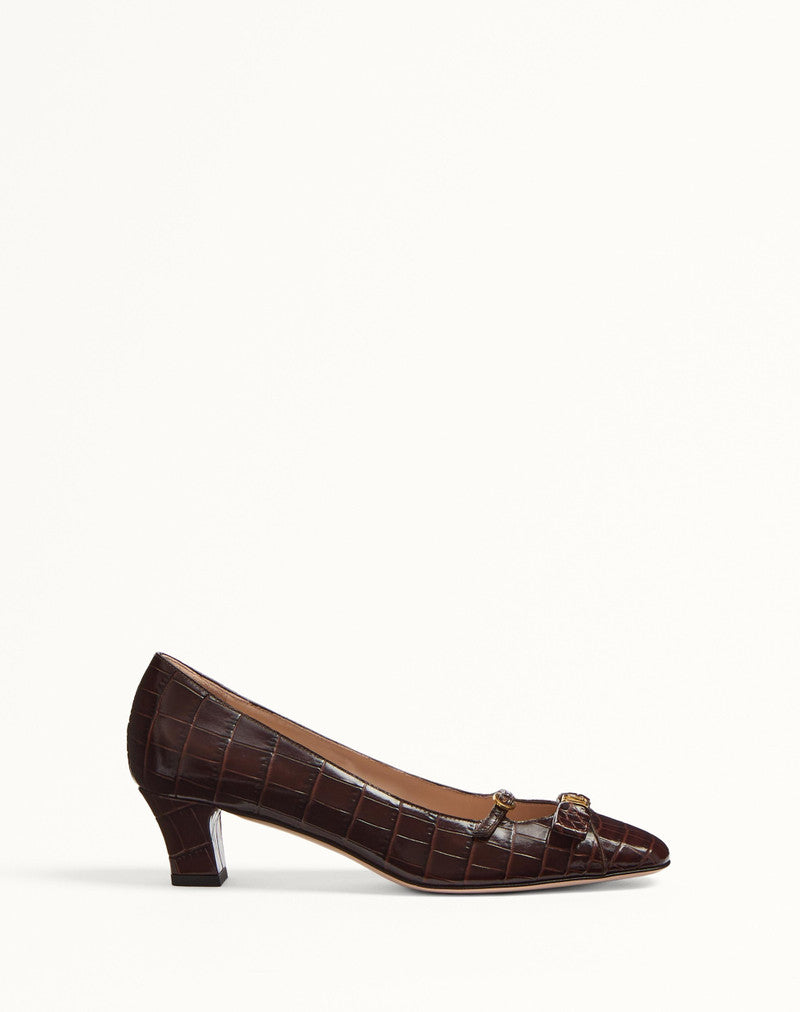 Bowow Decollete IN Printed Calfskin