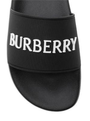 Burberry logo slides