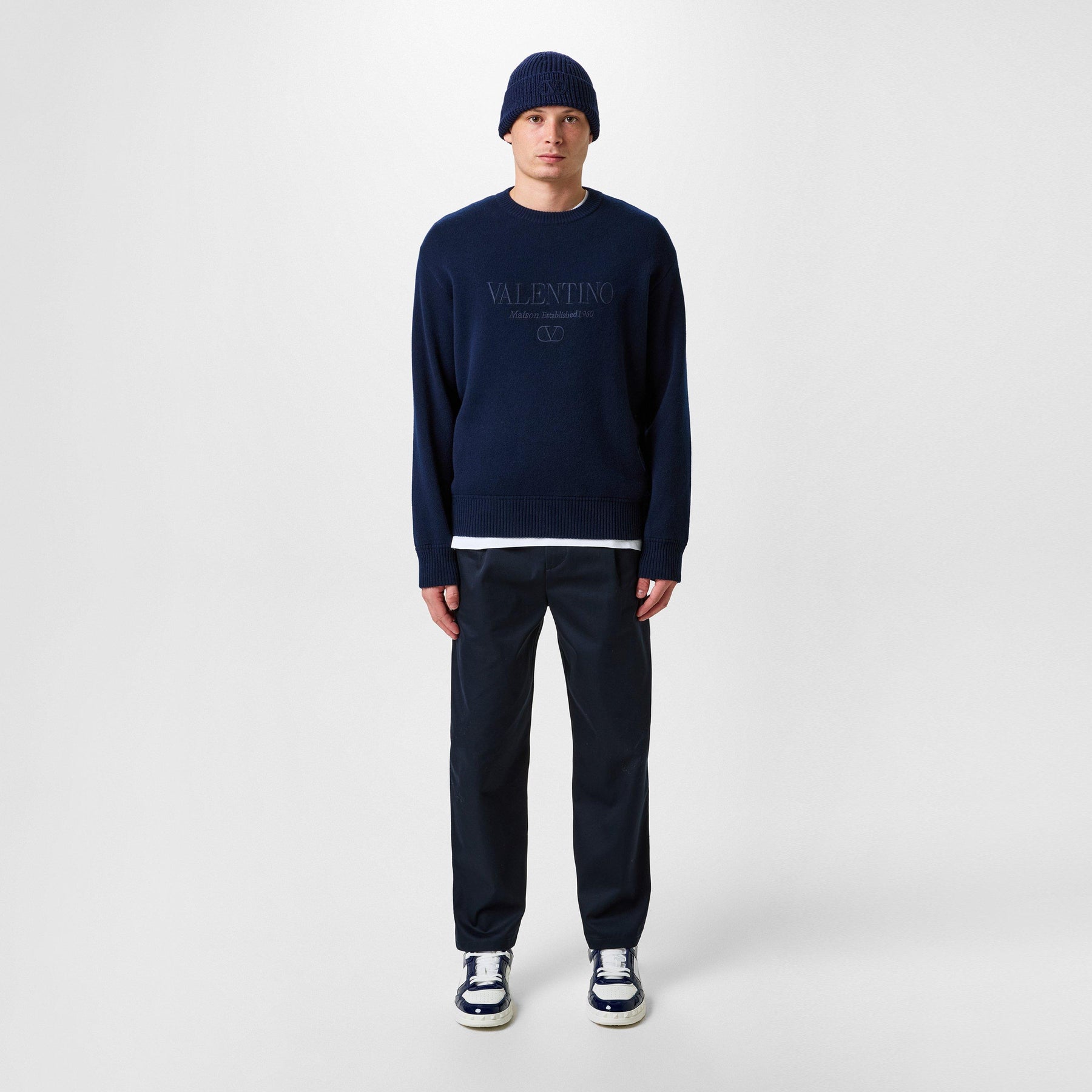 Logo Crew Neck Knit Jumper