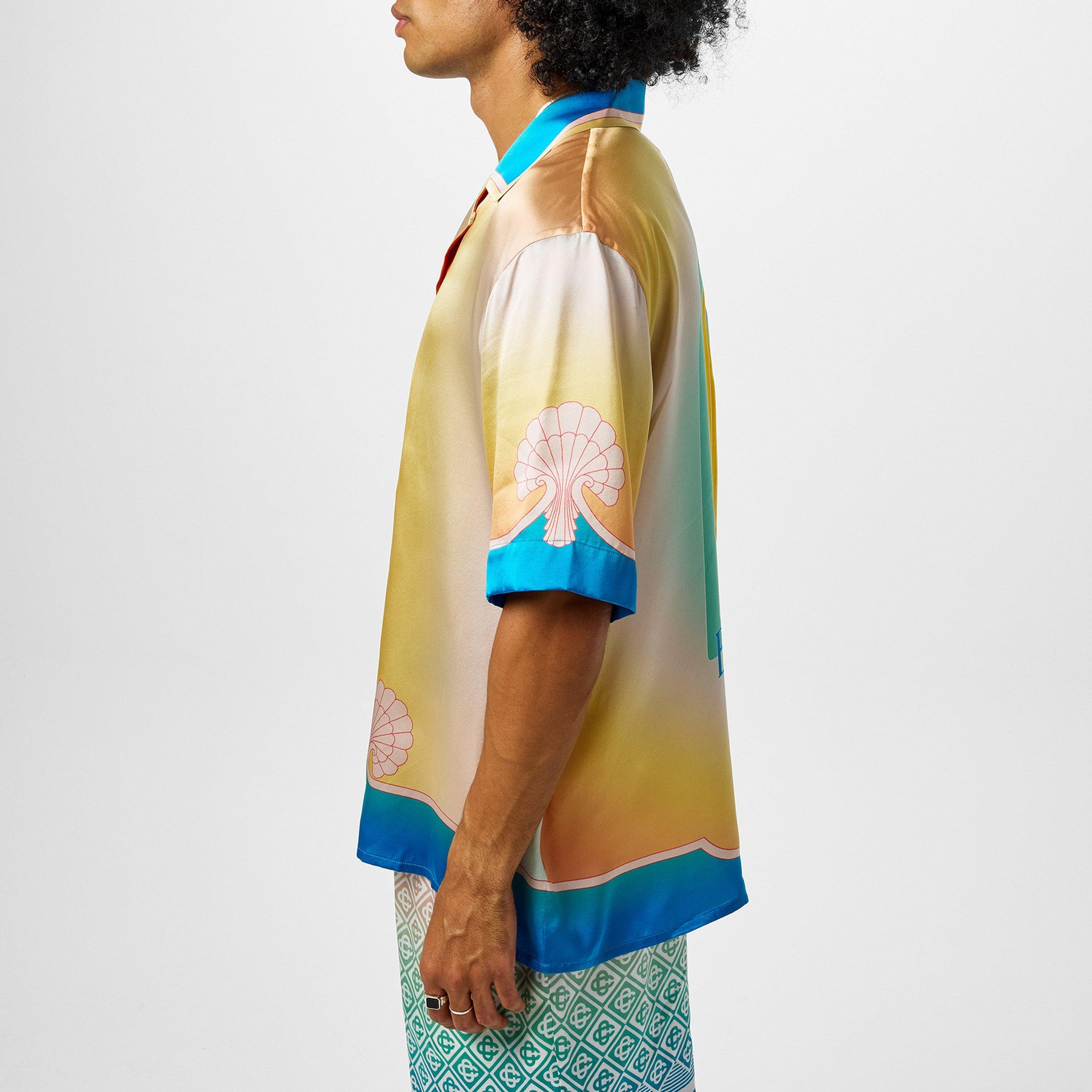 Short Sleeved Silk Shirt