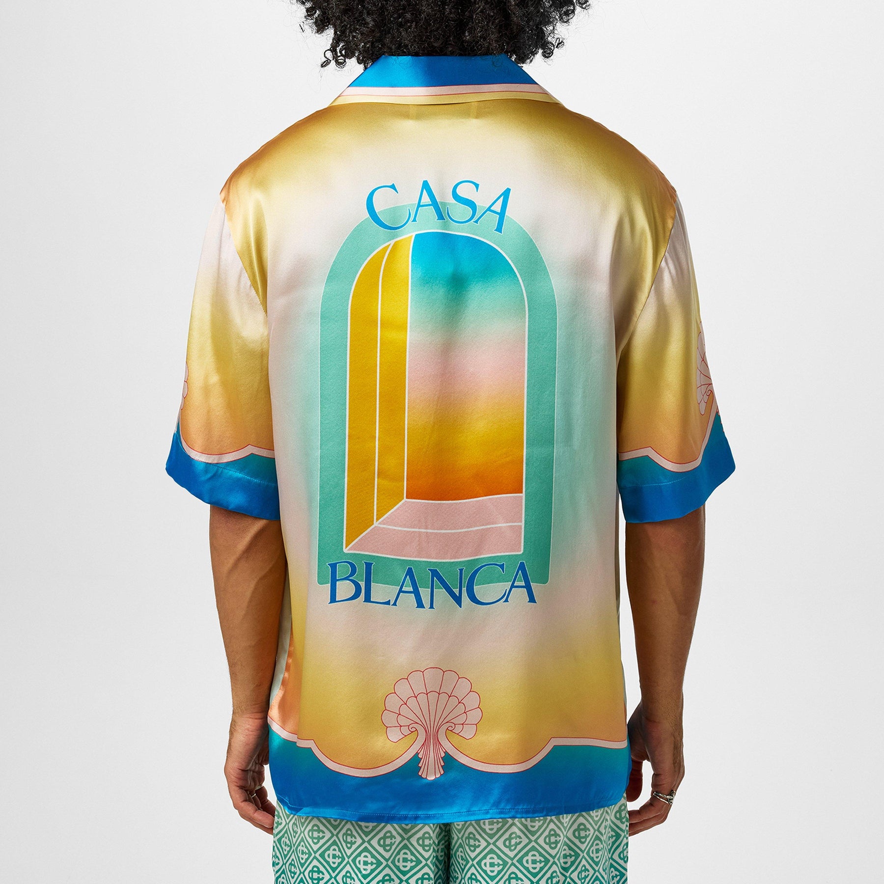 Short Sleeved Silk Shirt