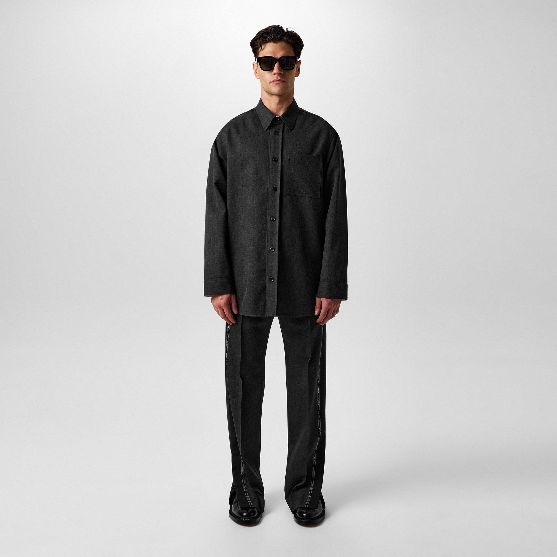 Logo Wool Trousers
