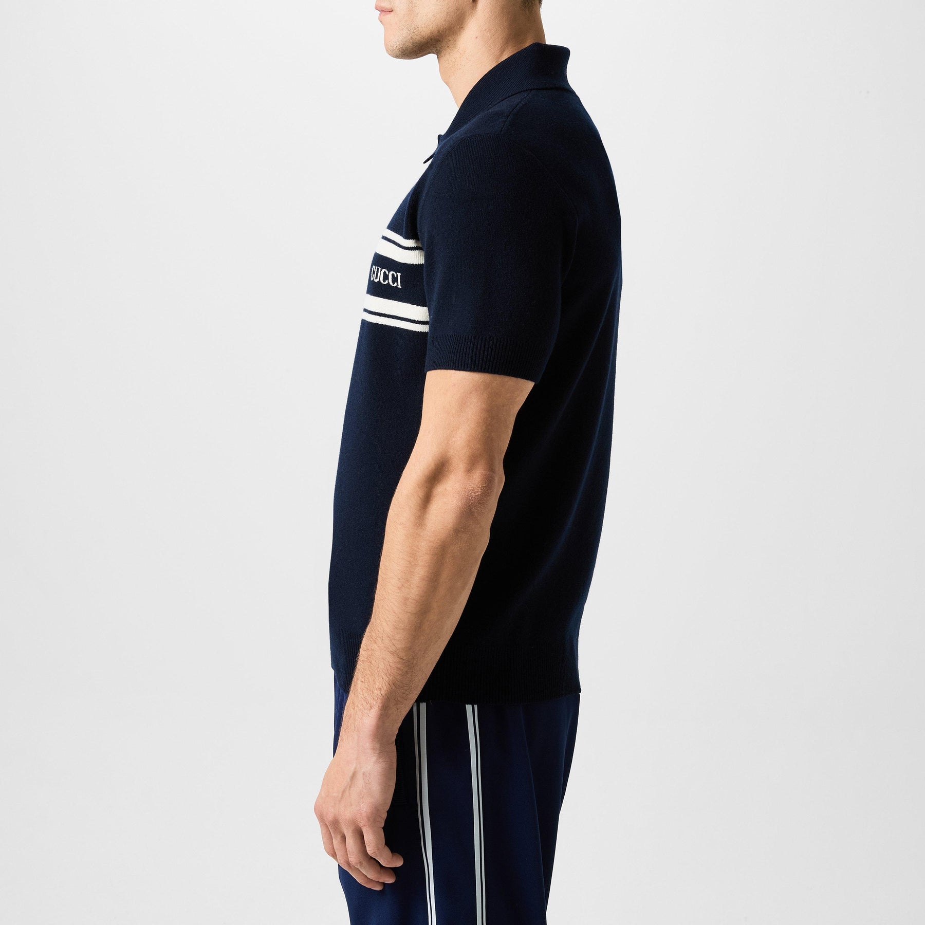 Stripe Logo Polo Shirt