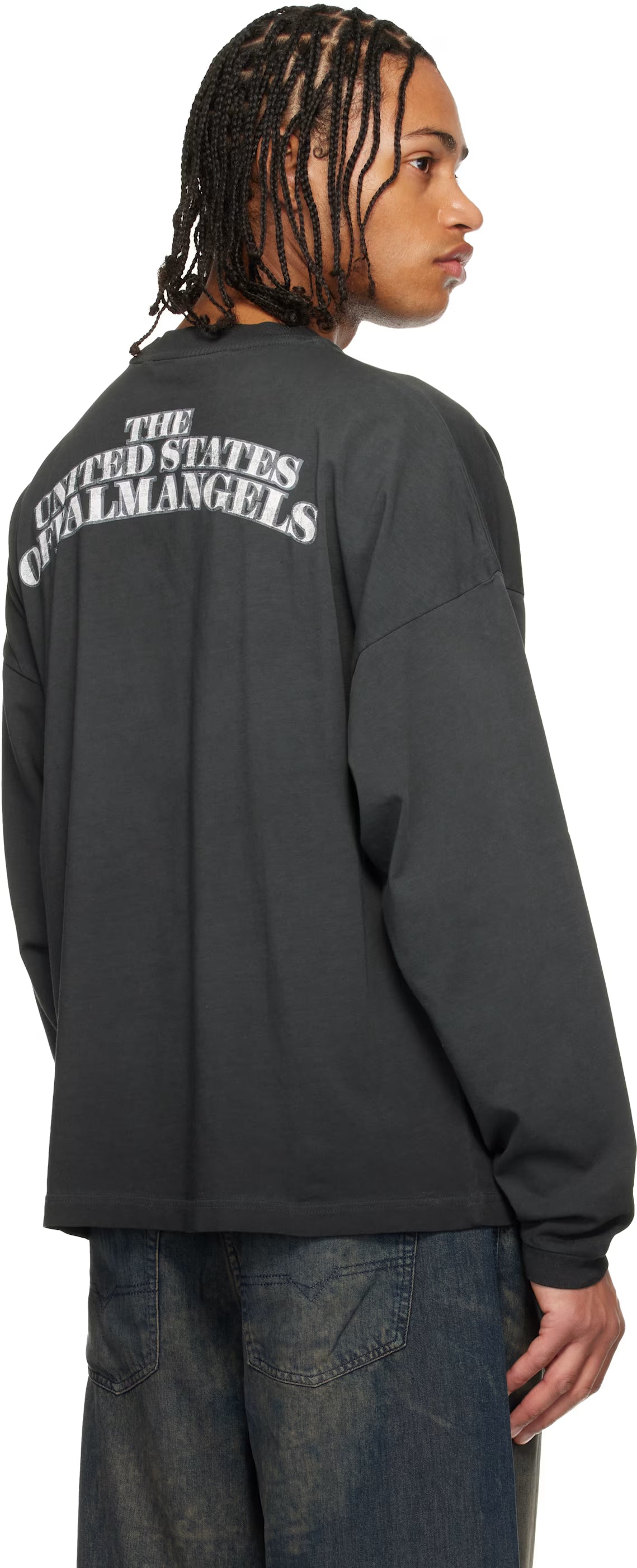Black Dollar Graphic Long Sleeve T-shirt