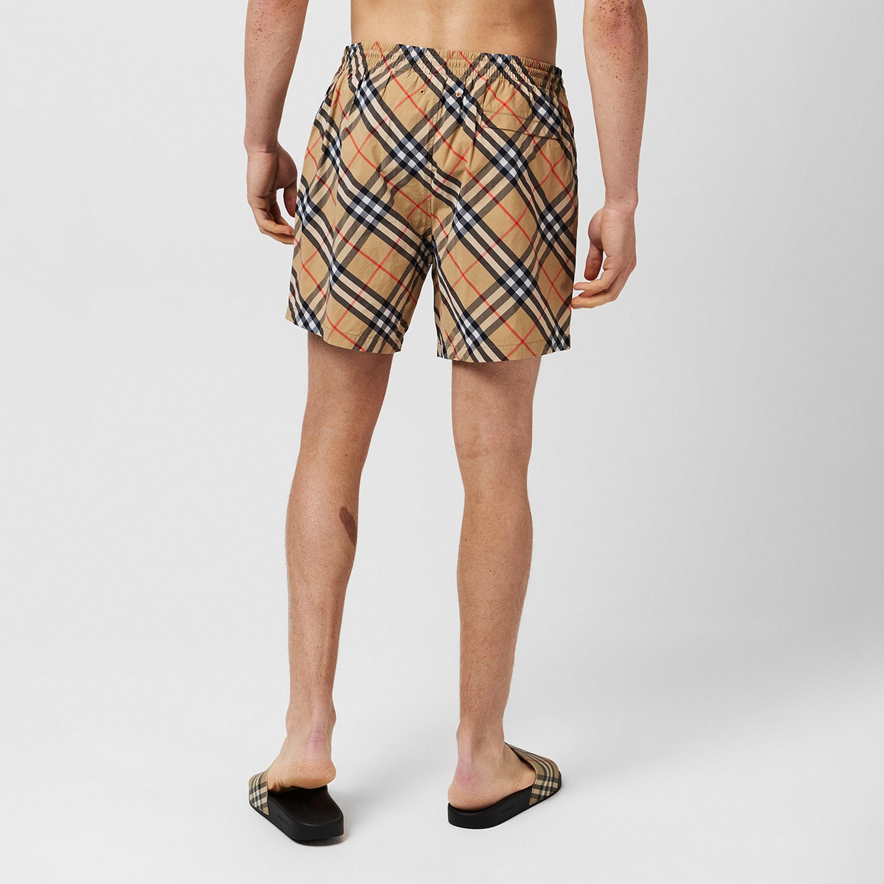 Archival Check Swim Shorts