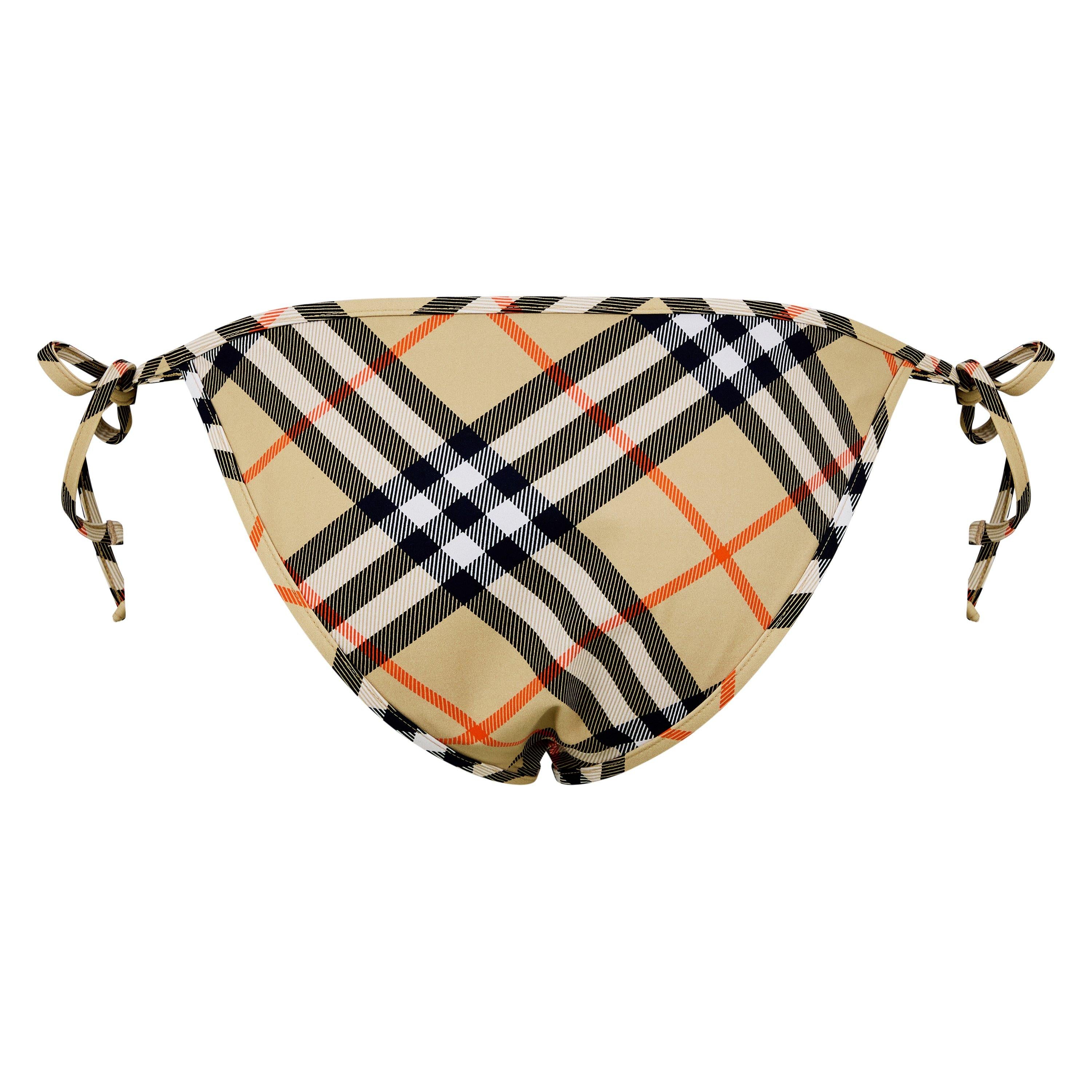 Archival Check Tailored Swimwear Bikini Brief