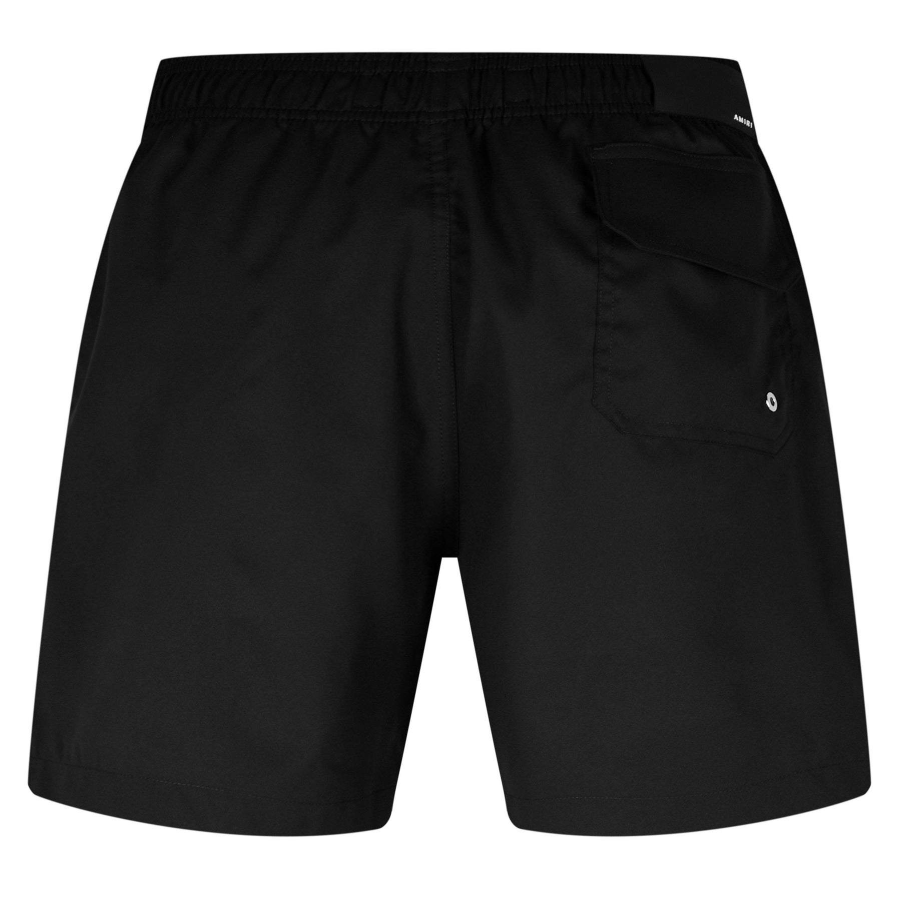 Mid-Length Swim Trunks With Branded Plate