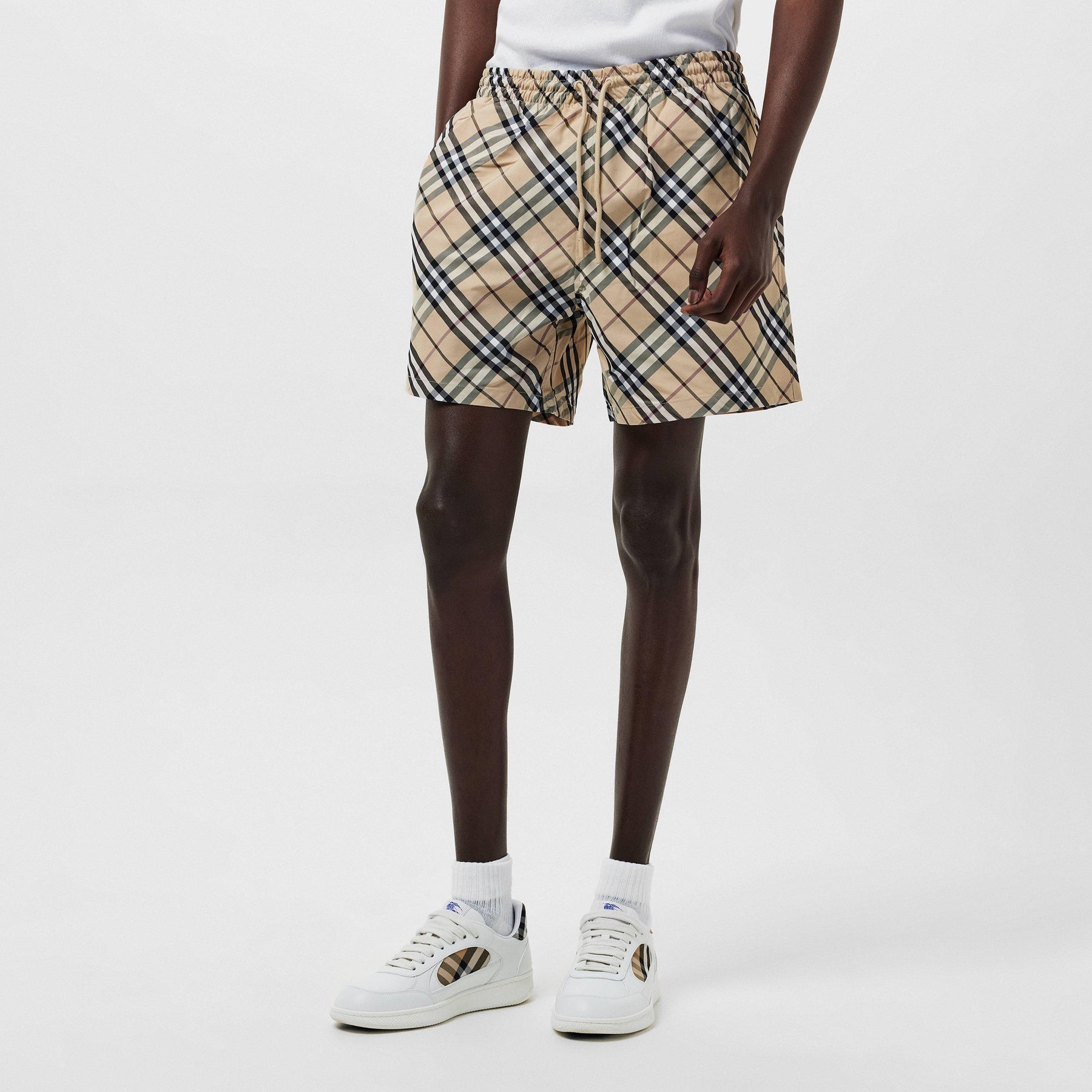 Check Swim Shorts
