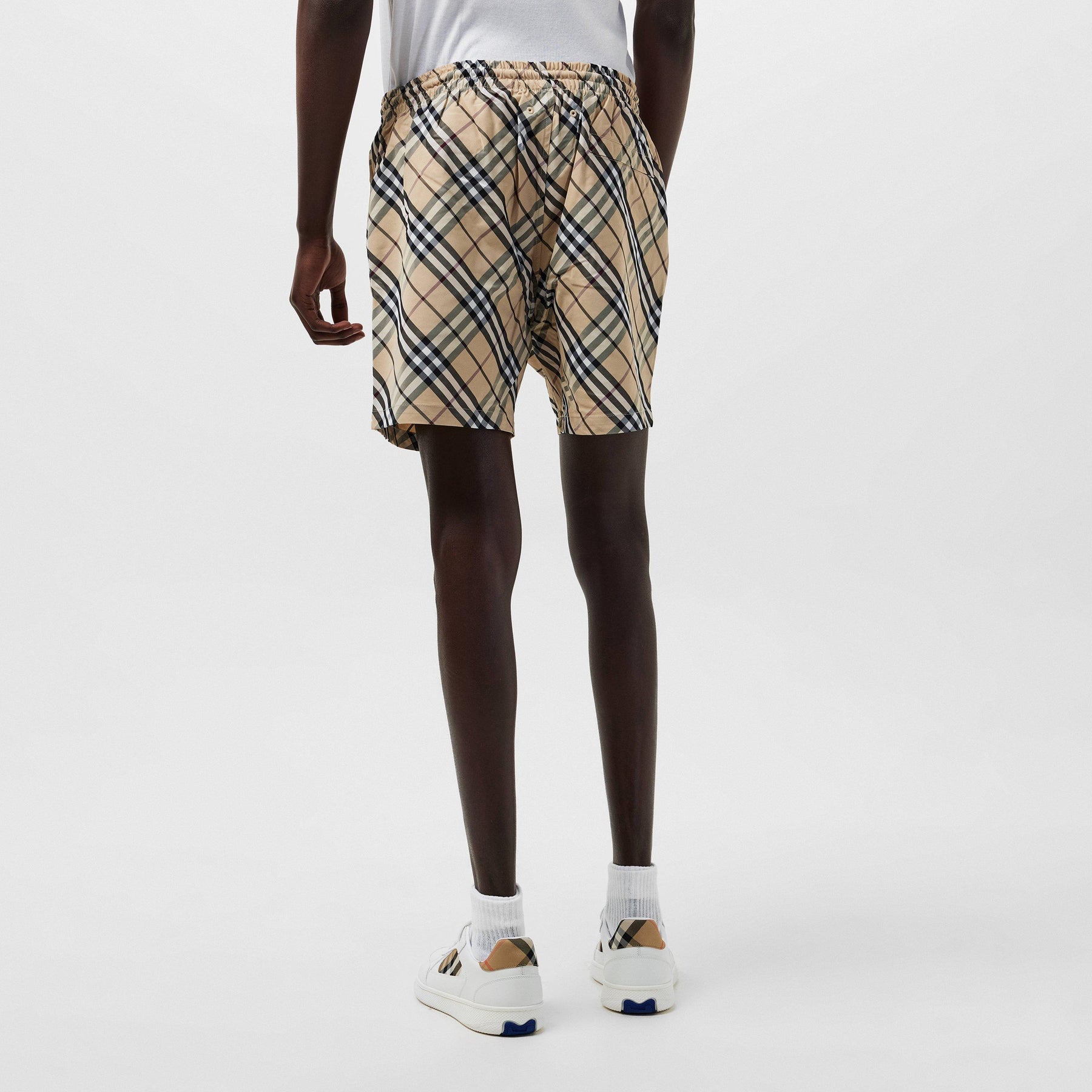 Check Swim Shorts
