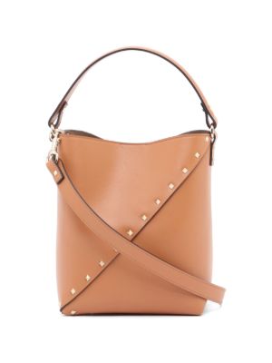 Rockstud Wispy calfskin bucket bag