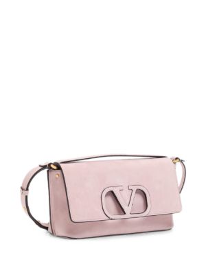 Fill Me suede shoulder bag