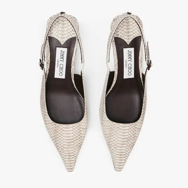 Jimmy Choo Amel Snake print leather pumps - neutral