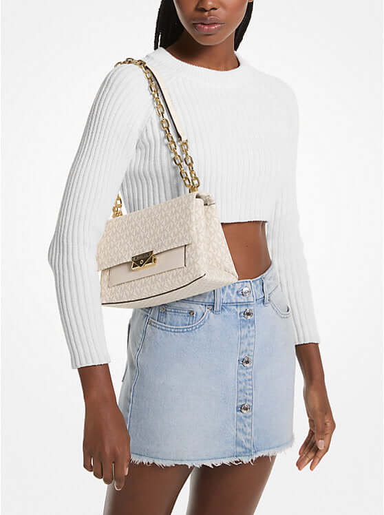 Michael Kors Cece Medium Logo Shoulder Bag - Bags | Shop From The Mirage