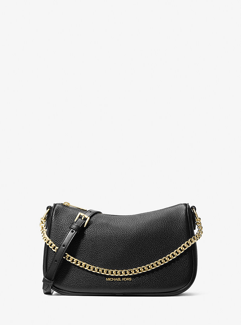 Carmela Medium Pebbled Leather Convertible Crossbody Bag