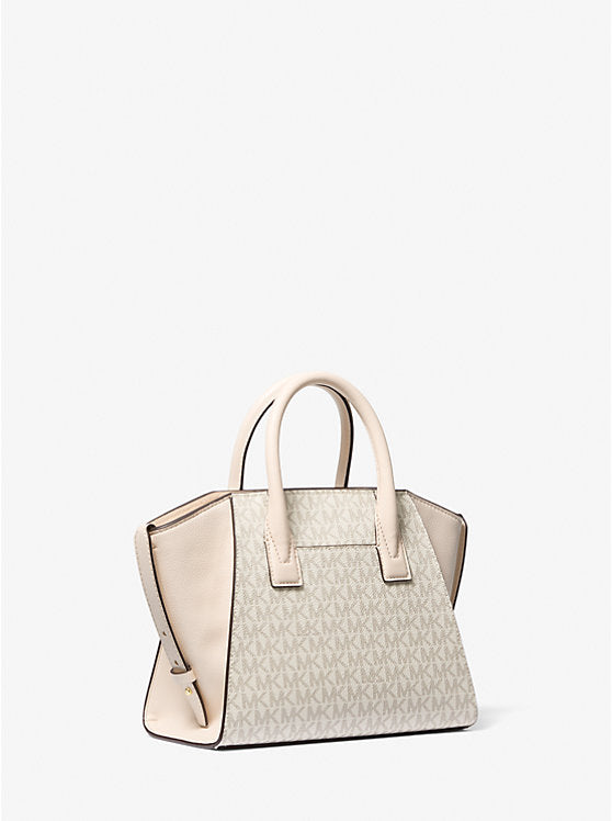 Michael Kors Avril Small Logo and Leather Satchel - Bags | Shop From The Mirage