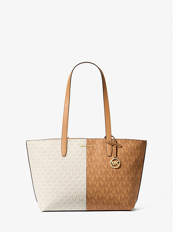 Michael Kors Jet Set Medium Two-Tone Logo Tote Bag - Bags | Shop From The Mirage