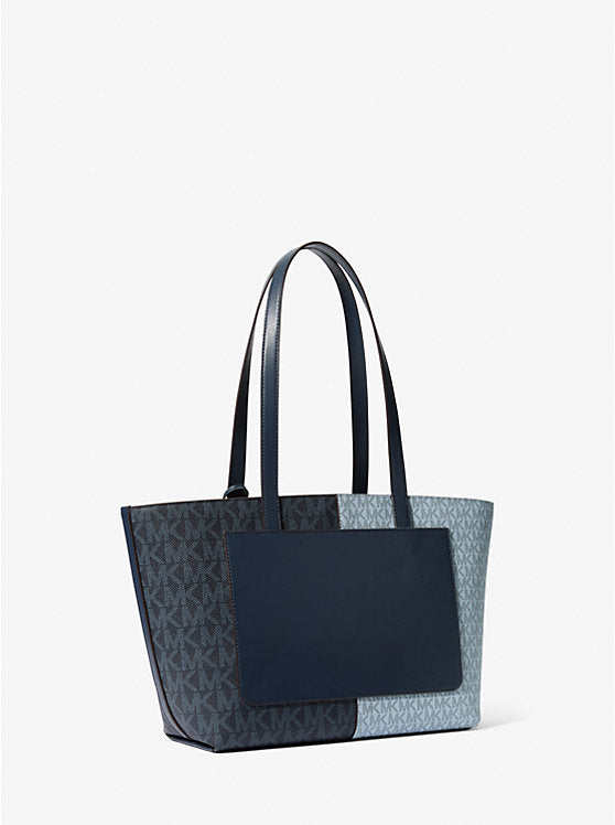 Michael Kors Jet Set Travel Medium Two-Tone Logo Tote Bag - Bags | Shop From The Mirage