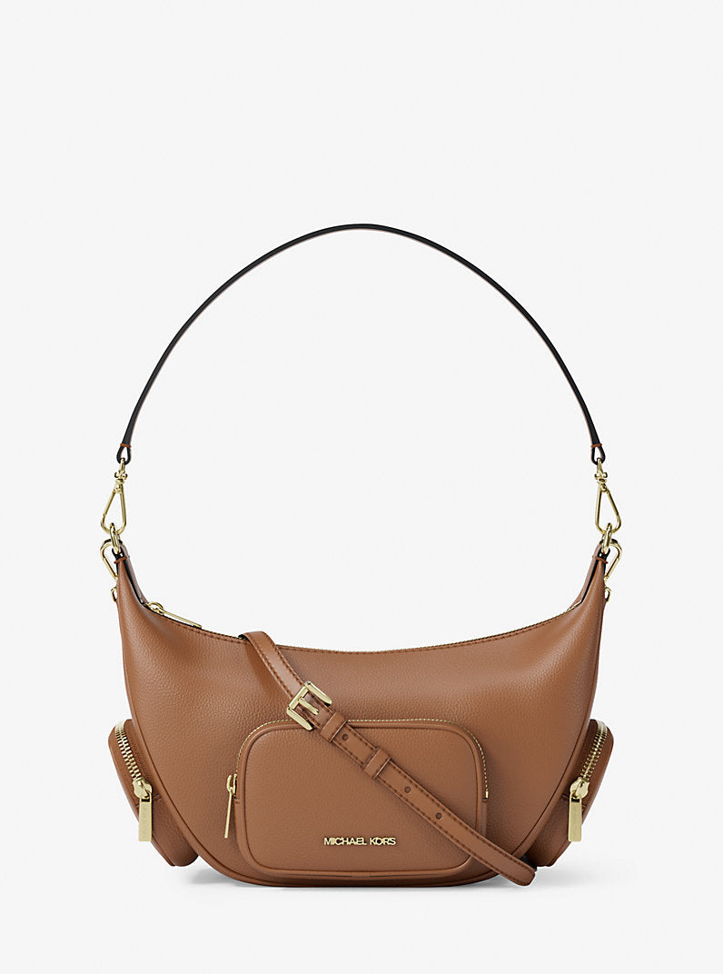 Merritt Medium Pebbled Leather Convertible Shoulder Bag