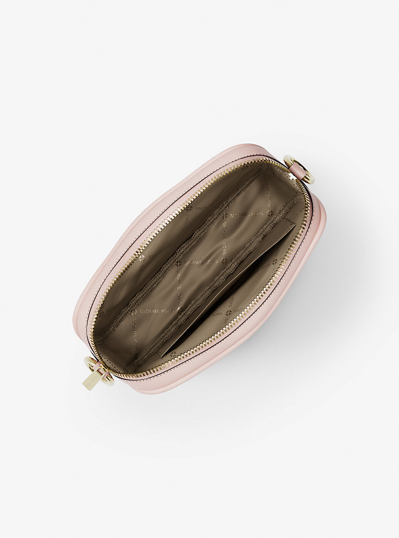 Jet Set Small Signature Logo Camera Crossbody Bag