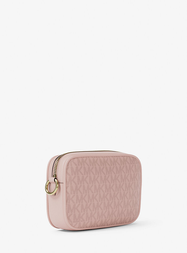 Jet Set Small Signature Logo Camera Crossbody Bag