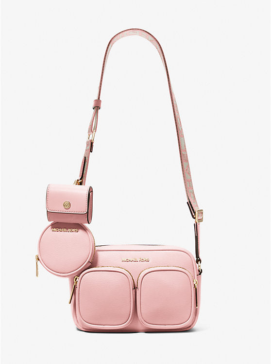 Michael Kors Jet Set Medium Leather Crossbody Bag with Case for Apple Airpods Pro® - Bags | Shop From The Mirage