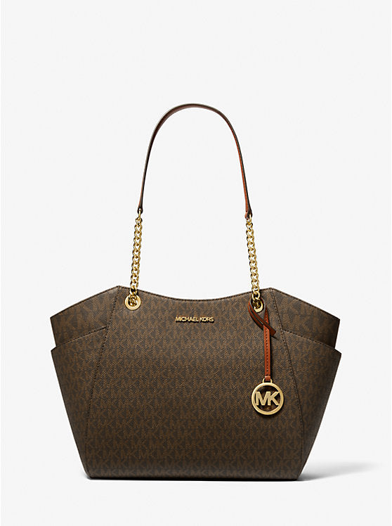 Michael Kors Jet Set Large Signature Logo Shoulder Bag - Bags | Shop From The Mirage
