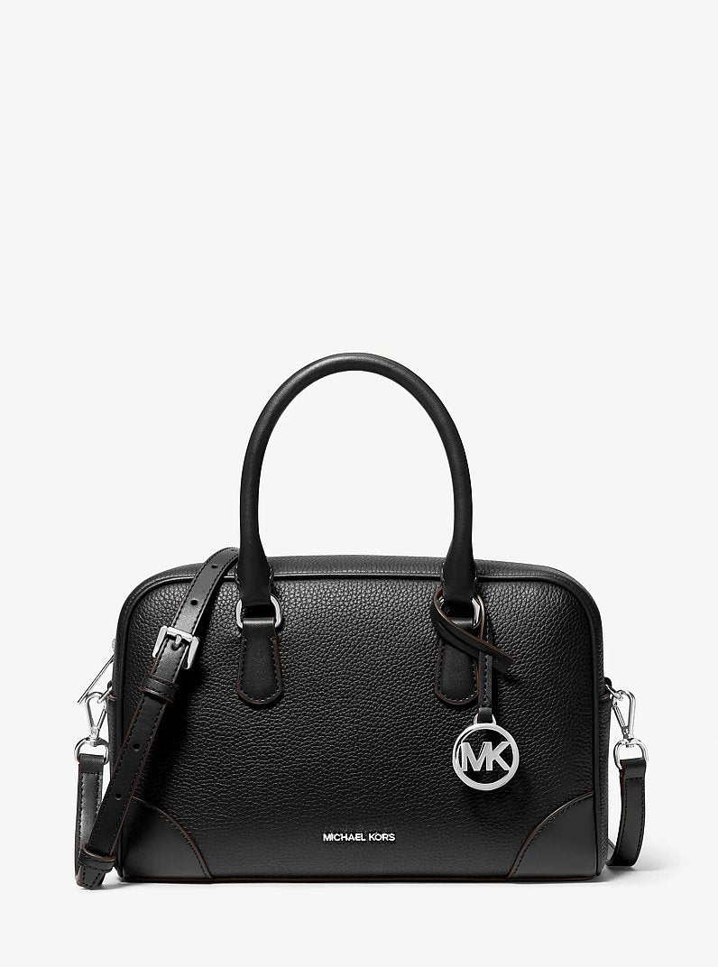 Thompson Medium Pebbled Leather Satchel