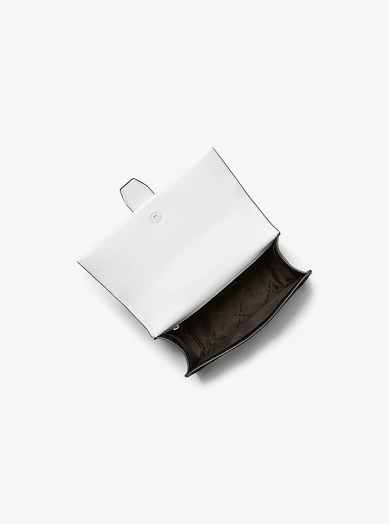 Greenwich Small Color-Block Signature Logo Crossbody Bag