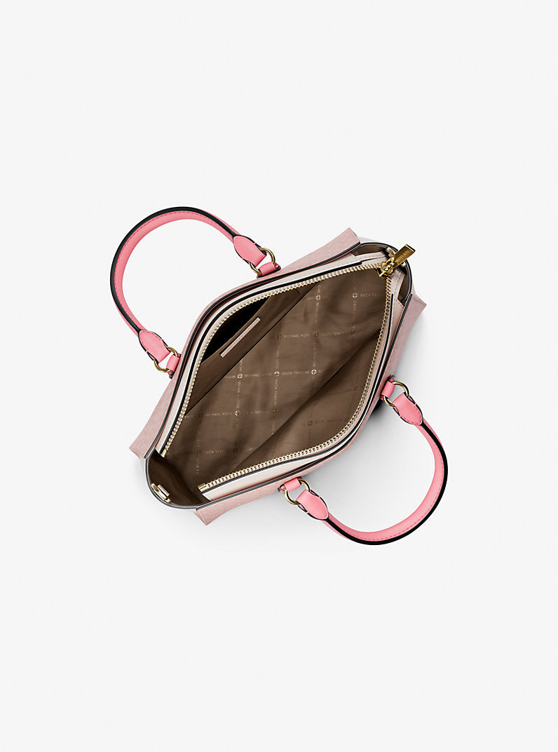 Arden Small Color-Block Signature Logo Messenger Bag