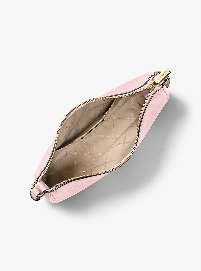 Nayla Medium Pebbled Leather Messenger Bag