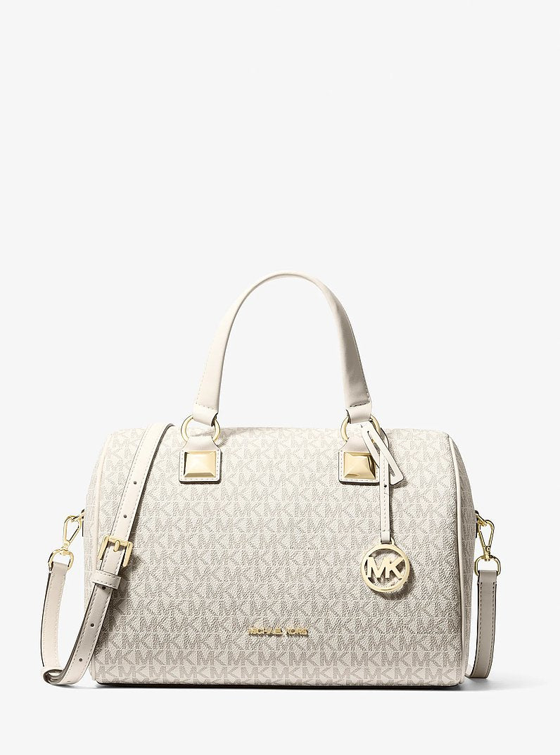 Grayson Medium Signature Logo Duffel Bag