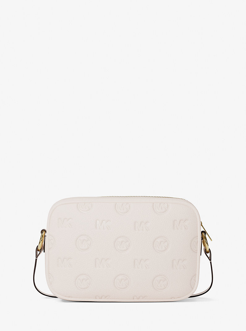 Jet Set Travel Large Logo Debossed Camera Crossbody Bag