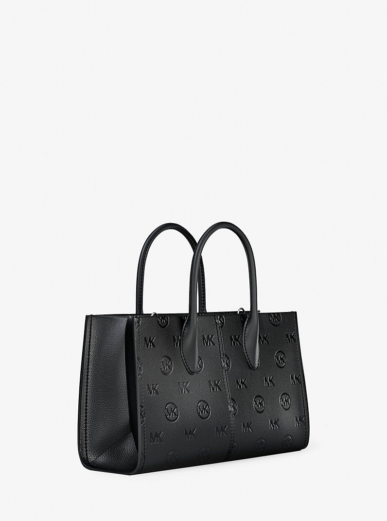 Mirella Medium Logo Debossed Satchel