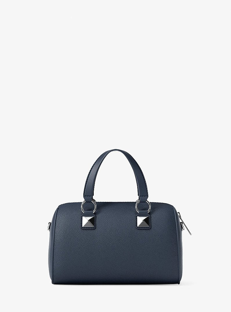 Grayson Small Pebbled Leather Duffel Crossbody Bag