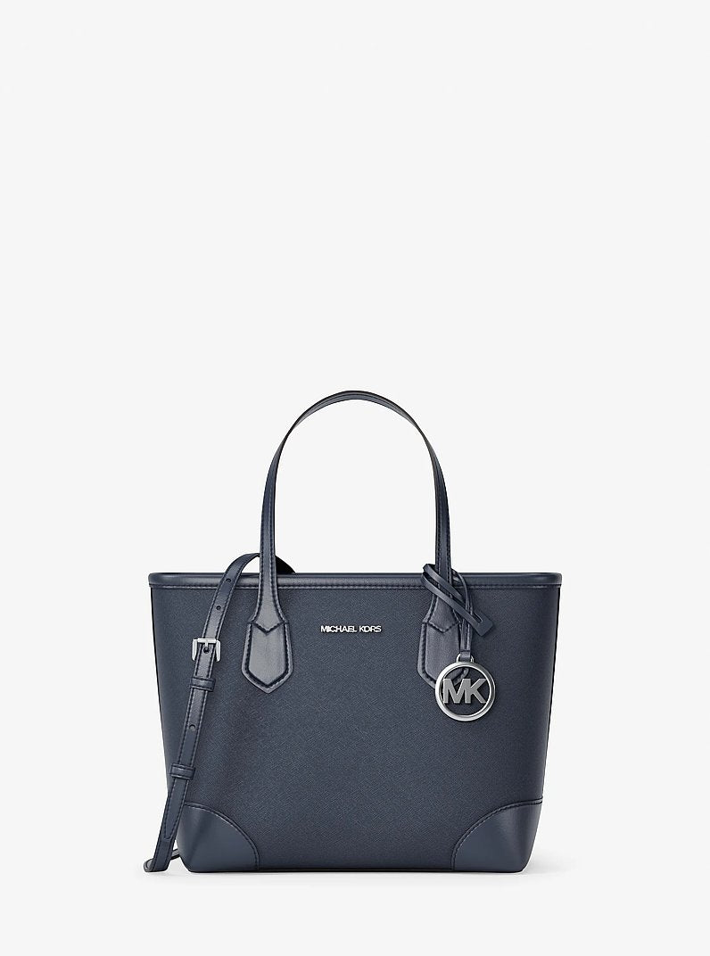 Eva Extra-Small Saffiano Leather Convertible Tote Bag