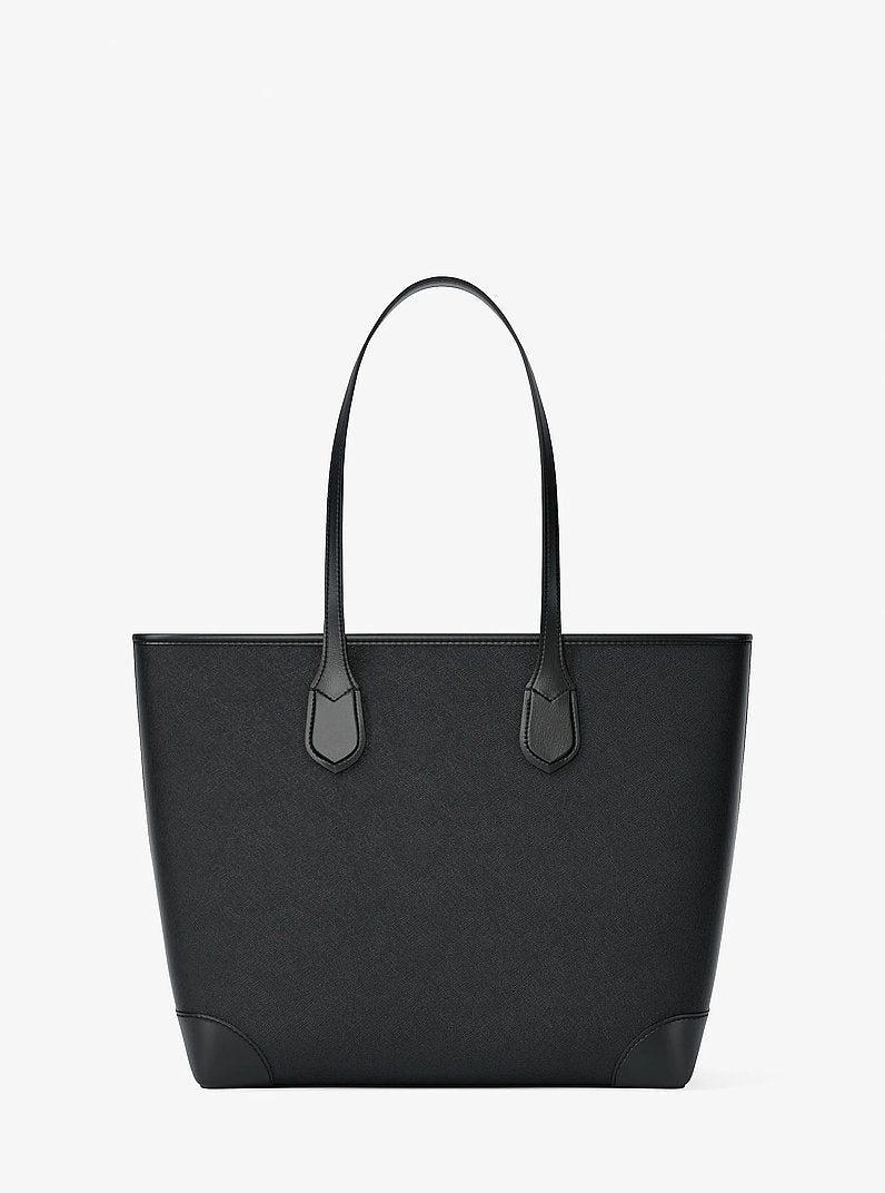 Eva Large Saffiano Leather Tote Bag