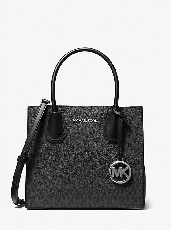 Michael Kors Mercer Medium Logo and Leather Accordion Crossbody Bag - Bags | Shop From The Mirage