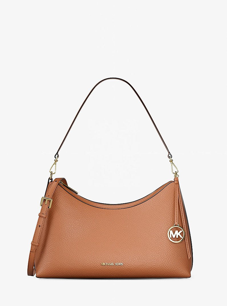 Sammy Medium Pebbled Leather Convertible Shoulder Bag