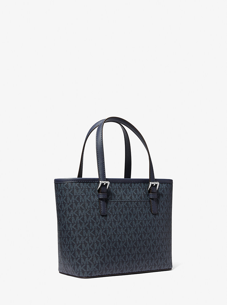 Jet Set Travel Extra-Small Logo Top-Zip Tote Bag