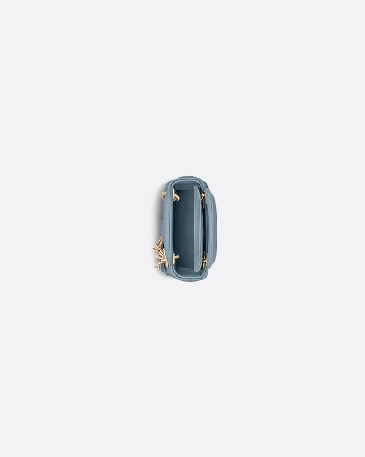 Lady Dior Micro Bag Cloud Blue Cannage Lambskin
