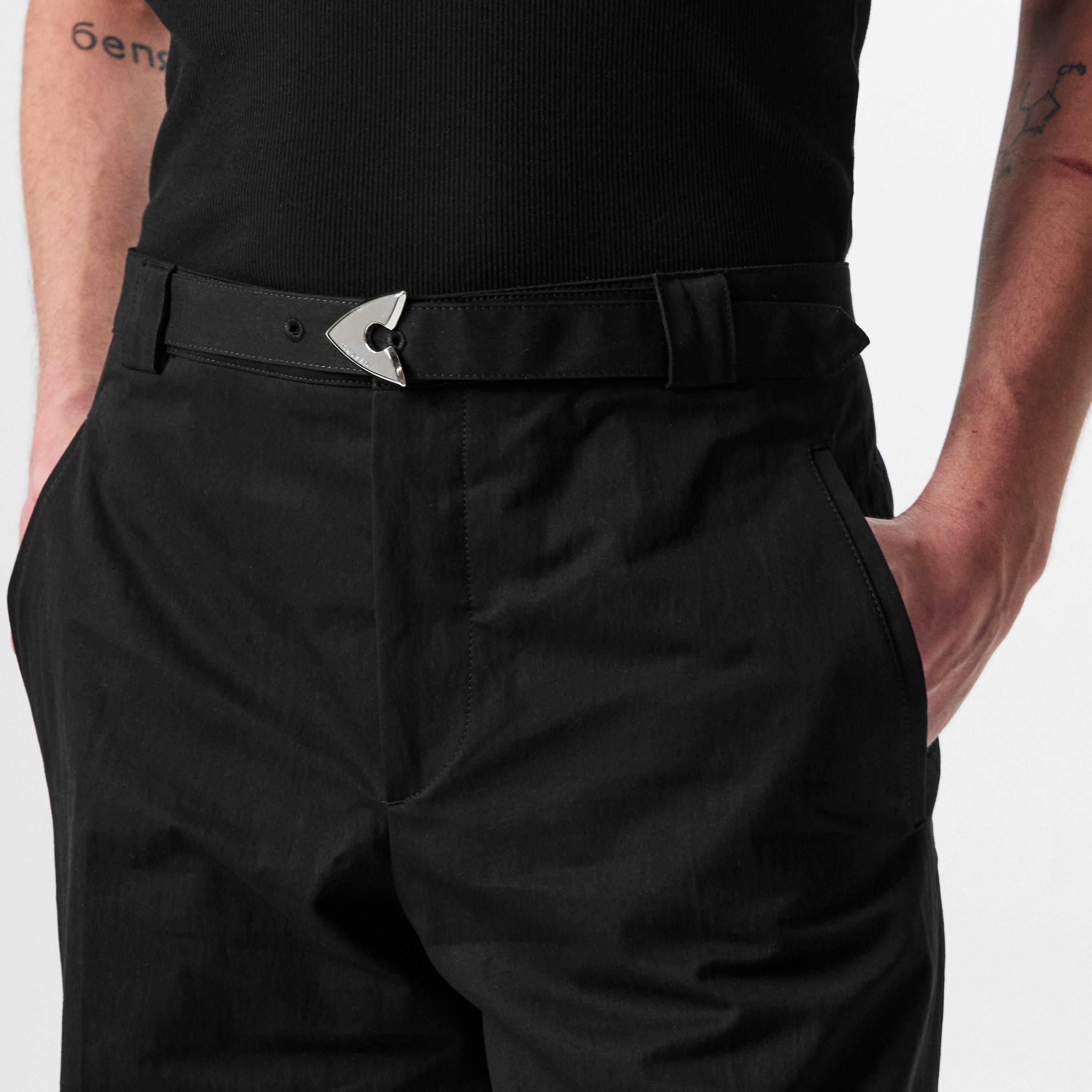 Buckle Tapered Trousers